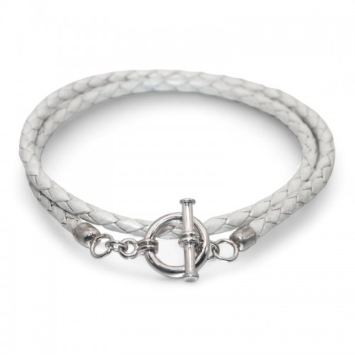 Laurenti Sophia Braided Double Tour Bracelet