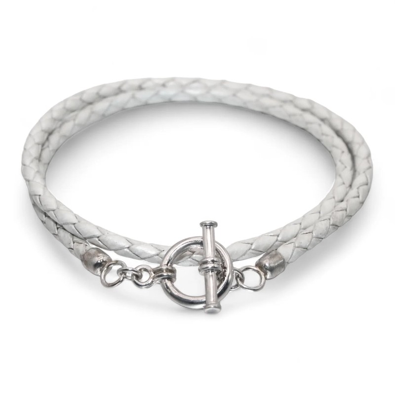 Laurenti Sophia Braided Double Tour Bracelet
