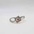 Laurenti Platinum Fancy Pink and White Diamond Ring