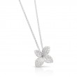 18K WHITE GOLD PETIT GARDEN NECKLACE  WITH DIAMONDS
