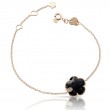 18K PINK GOLD PETIT JOLI ONYX AND DIAMONDS BRACELET