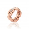 CHIMENTO 18K ROSE GOLD DIAMOND CONNECTION X-TEND RING 0.09 VS-G.