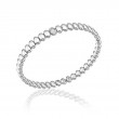 18K WHITE GOLD ARMILLAS ACQUA BRACELET WITH DIAMONDS.