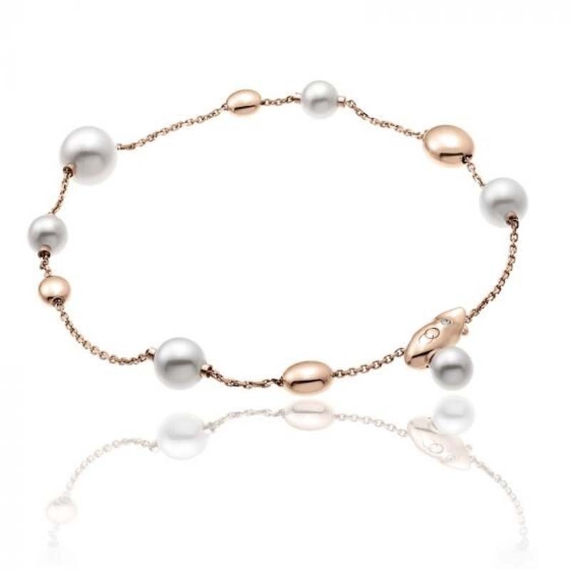 18KRG ARMILLAS ACQUA PEARL BRACELET.