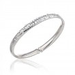 18K WHITE GOLD STARDUST BRACELET WITH DIAMONDS.