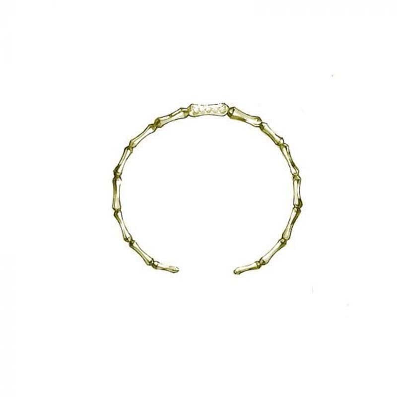 CHIMENTO YG THIN BAMBOO CUFF.