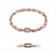 CHIMENTO 18K ROSE GOLD DIAMOND LINK X-TEND BRACELET 0.08 VS-G.