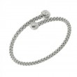 CHIMENTO WG SINGLE WRAP W/DIAMOND ENDS BRACELET .50PTS.
