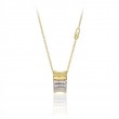 18K WHITE AND YELLOW GOLD DIAMOND SUPREME NECKLACE.