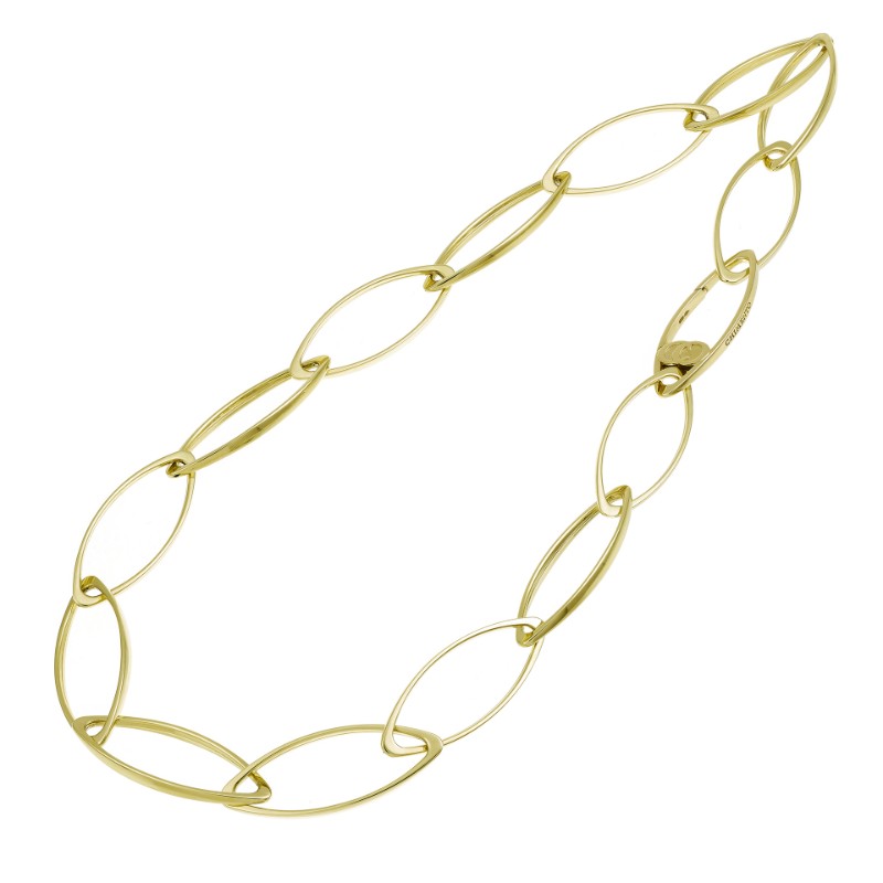 CHIMENTO 18K YELLOW GOLD LIN SENSI NECKLACE 0.03 VS-G.