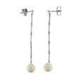 Chimento Bamboo Pearl Earrings