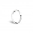 Damiani Veramore White Gold And External Diamond Wedding Band