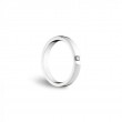 Damiani Veramore White Gold And External Diamond Wedding Band
