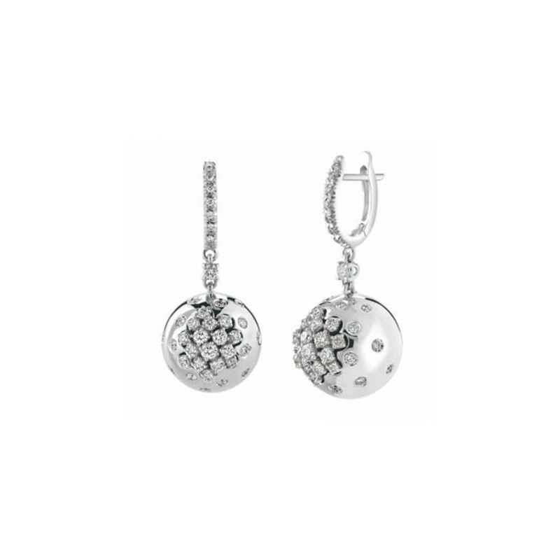 Damiani Paradise White Gold Diamond Earrings