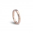 Damiani 18k Pink Gold Band with Diamonds 0.07ctw.