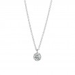Damiani 18k White Gold Minou Diamond Necklace 0.15ctw.