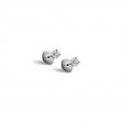 Damiani 18k White Gold Diamond Studs 0.38ctw.