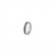 18K WHITE GOLD DIAMOND AND SAPPHIRE BELLE EPOQUE WEDDING BAND