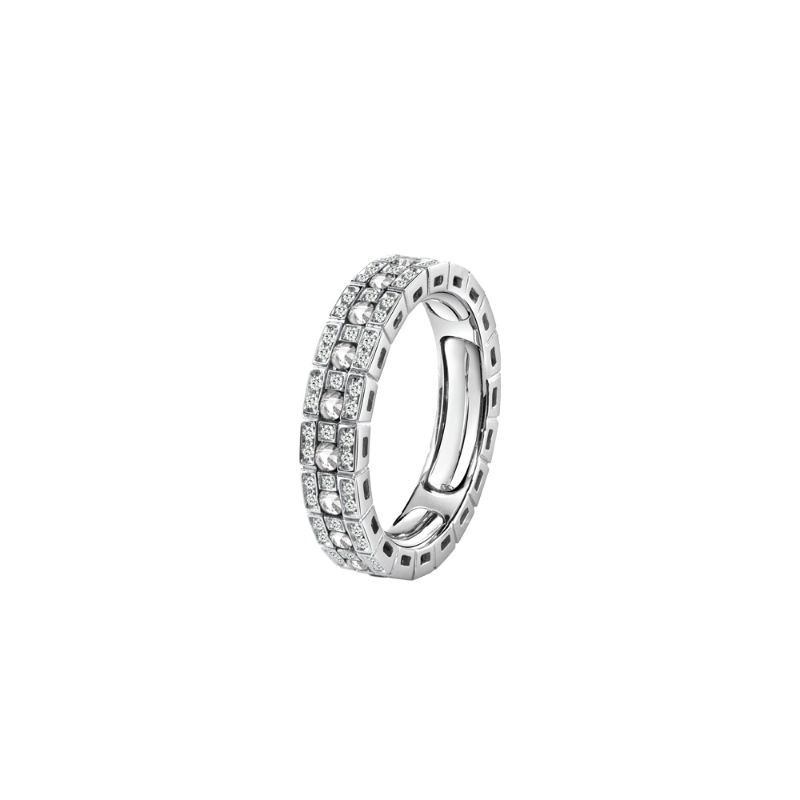 18K White Gold Diamond Wedding Band 0.8000 Dia.