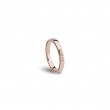 Damiani D.Side Rose Gold And Diamond Wedding Band