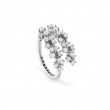 Damiani 18k White Gold with Titanium Multi Diamond Flexi 0.71ctw size 12-14.