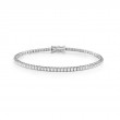 Damiani 18k White Gold Diamond Tennis Bracelet 0.58ctw.