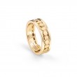 Damiani 18k Yellow Gold Belle Epoque Reel Ring size 11.