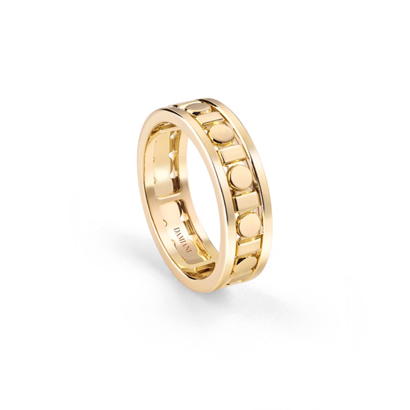 Damiani 18k Yellow Gold Belle Epoque Reel Ring size 11.