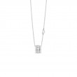 DAMIANI 18K WHITE GOLD DIAMOND BELLE EPOQUE REEL NECKLACE 0.4320.