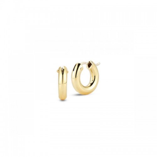 Roberto Coin 18K Gold Small Round Hoop Earrings