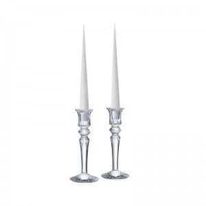 BACCARAT MILLE NUITS CANDLESTICKS SET OF 2.