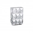 BACCARAT TALL RECT LOUXOR VASE.