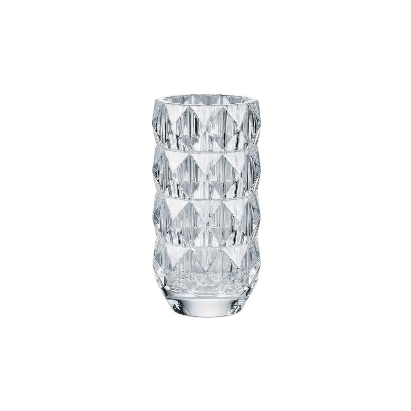 LOUXOR ROUND CLEAR VASE.