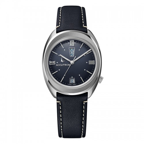 ACCUTRON LIMITED EDITION LEGACY WATCH IN STAINLESS STEEL - DATE AND DAY 