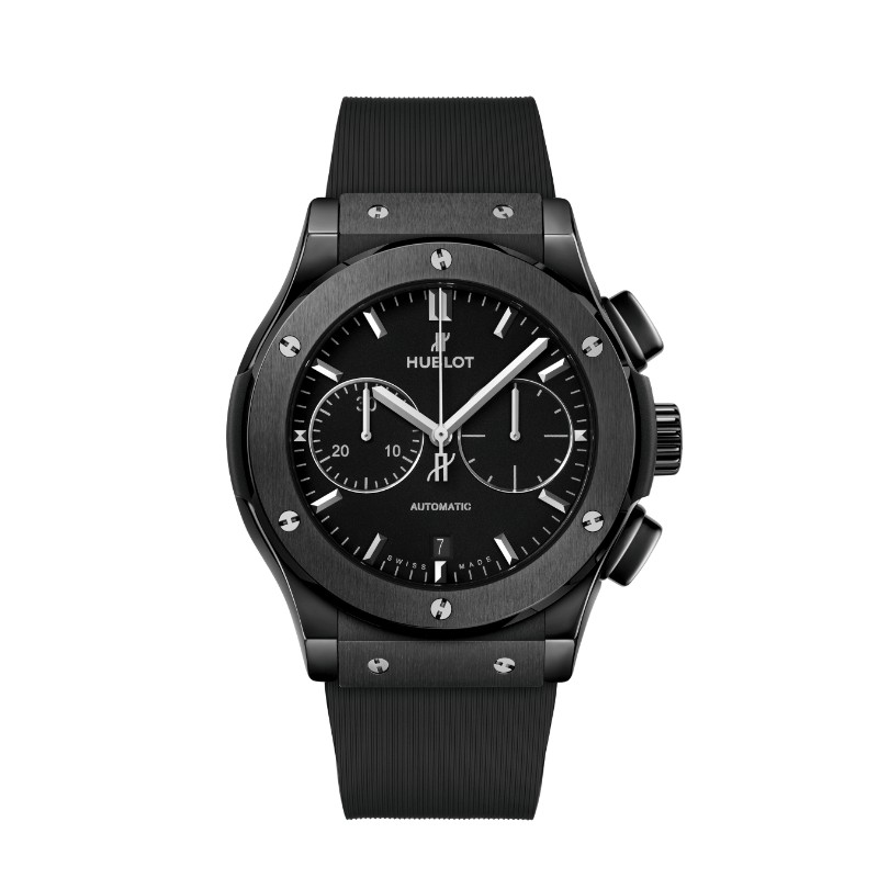 45MM CLASSIC FUSION CHRONOGRAPH BLACK MAGIC