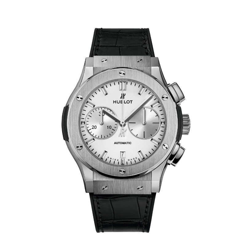 45MM CLASSIC FUSION CHRONOGRAPH OPALINE TITANIUM