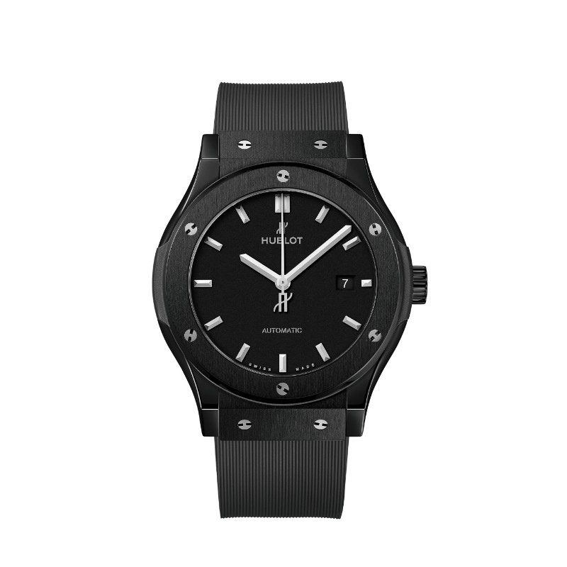 CLASSIC FUSION BLACK MAGIC WATCH WITH RUBBER STRAP