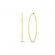 Roberto Coin 18 Karat Yellow Gold Perfect Gold Hoop Earrings