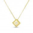 Roberto Coin 18K Palazzo Ducale Diamond Accent Satin Small Pendant