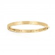 Roberto Coin 18k Yellow Gold Love In Verona narrow Bangle 48x58.