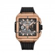 42MM SQUARE BANG UNICO KING GOLD FLYBACK CHRONOGRAPH