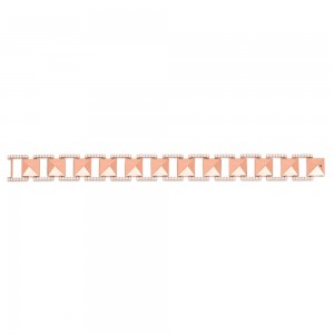 Roberto Coin 18K Gold & Diamond Alternating Obelisco Link Bracelet