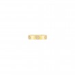 Roberto Coin 18 Karat Yellow Gold Narrow Verona Diamond Accent Band