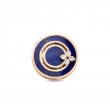 18K ROSE GOLD LAPIS AND DIAMOND LOVE IN VERONA RING BLAP-12.45  DIAM- 0.15.