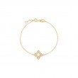 Roberto Coin 18k Yellow Gold Diamond Ventian Bracelet 0.15ctw.