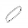Roberto Coin 18K Gold 1 Row Square Bangle With Diamonds