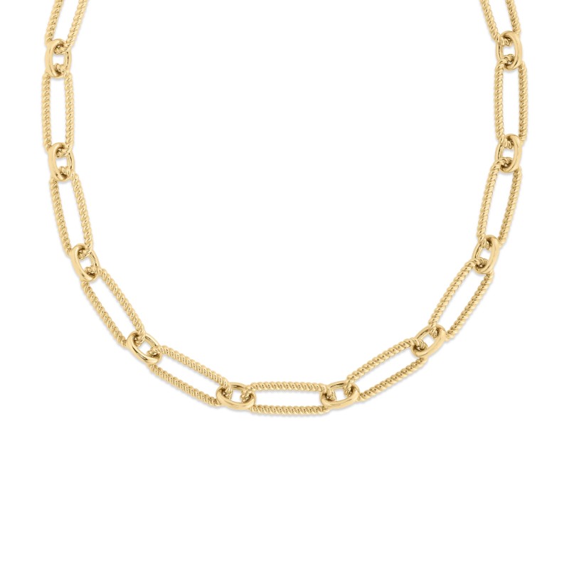 Roberto Coin 18k Yellow Gold ORO Classic Chain.