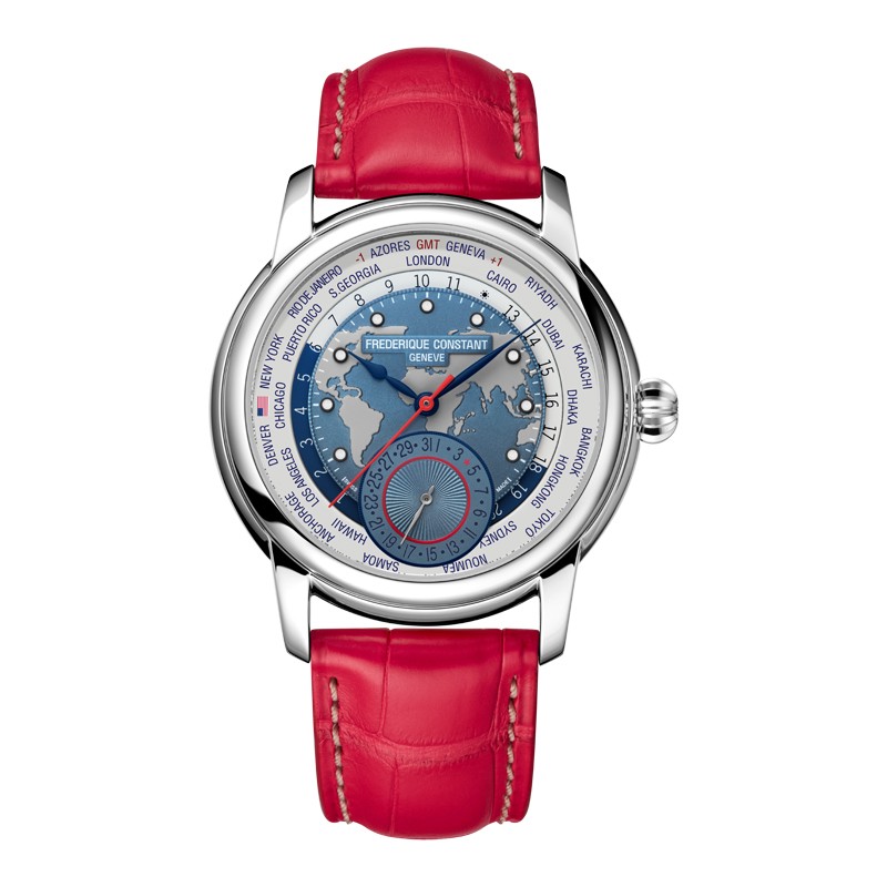 Frederique Constant Manufacture Classics Worldtimer 42mm Men's Watch