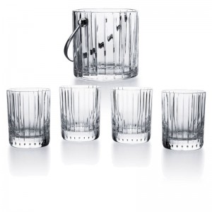 HARMONIE SET ICE BUCKET AND 4 TUMBLERS #2.