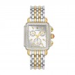 Michele Deco Two-Tone 18K Gold-Plated Diamond Watch
